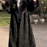 Pelliccia persiano Karakul nera
