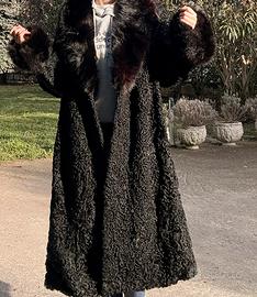 Pelliccia persiano Karakul nera