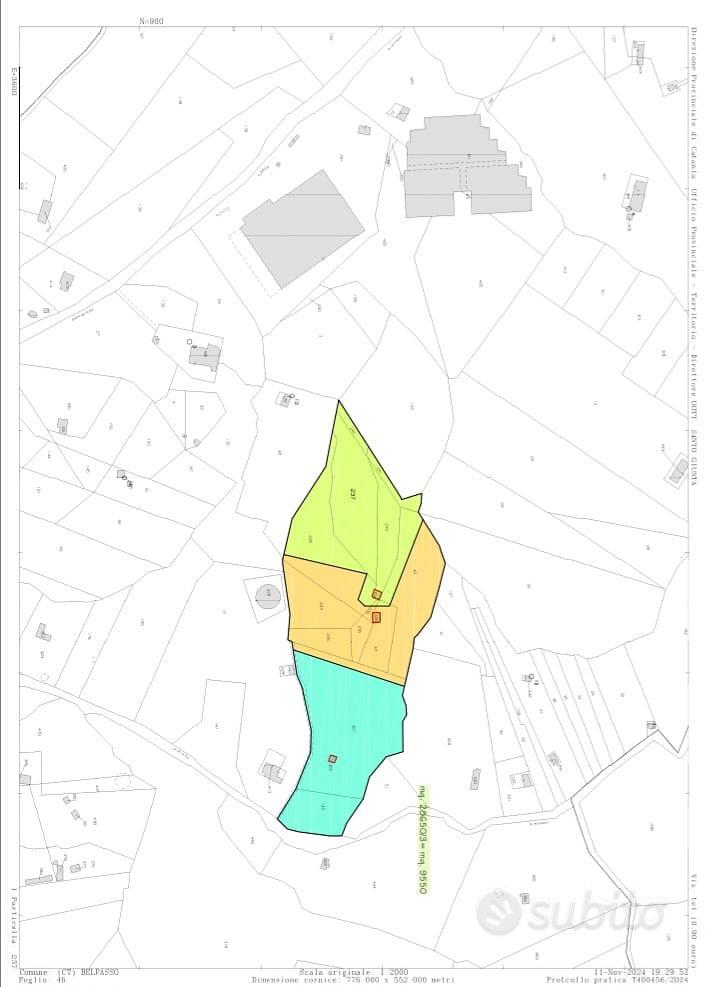 Terreno 28.500 mq recintato con depositi e gebbia - Altro