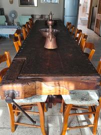 TAVOLO IN LEGNO DA FALEGNAME