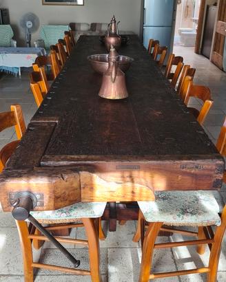 TAVOLO IN LEGNO DA FALEGNAME