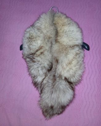 Collo di pelliccia di volpe  argentata 