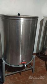 Fusto acciaio inox per olio