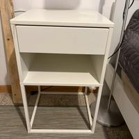 Comodino bianco Ikea