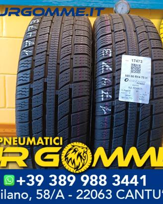 2 Gomme al 80% 165/60/14 OVATION 4 Stagioni - Cant