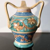 Vaso triansato floreale, Amalfi, anni '60