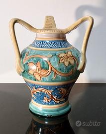 Vaso triansato floreale, Amalfi, anni '60