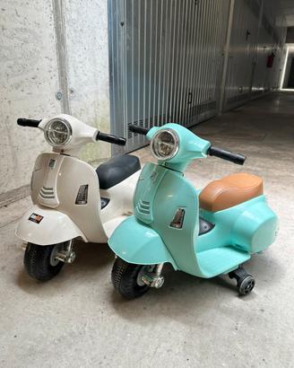 Moto Vespa elettrica bambini