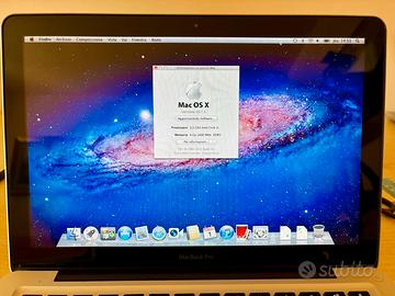 Apple Macbook Pro 13 A1278 SSD 500 GB Funzionante