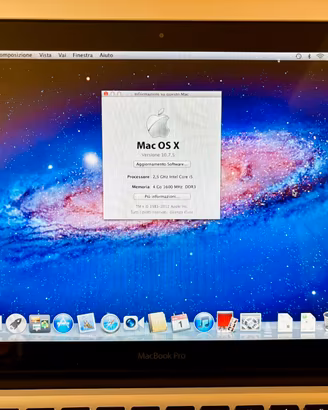 Apple Macbook Pro 13 A1278 SSD 500 GB Funzionante
