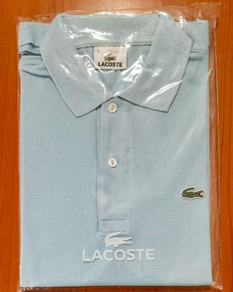 Polo Lacoste uomo azzurra