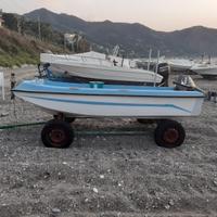 Trimarano 3,60 m, motore 15cv Suzuki