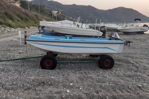 Trimarano 3,60 m, motore 15cv Suzuki