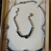 Collana e bracciale uomo