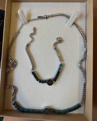 Collana e bracciale uomo