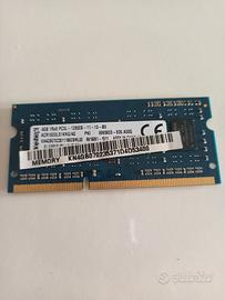 memoria RAM Kingston 4GB DDR3L 1600 Mhz So-Dimm