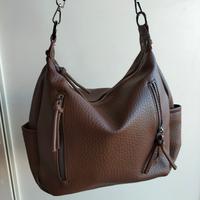 Borsa a tracolla marrone