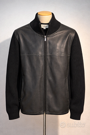 Giacca Torras uomo pelle e maglia tg 56 Made in Sp