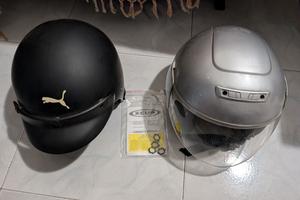 Caschi moto scooter, puma e zeus