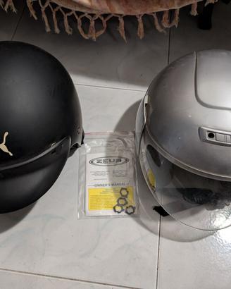 Caschi moto scooter, puma e zeus