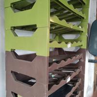 portabottiglie in plastica