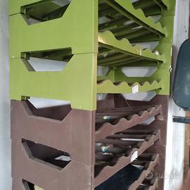 portabottiglie in plastica