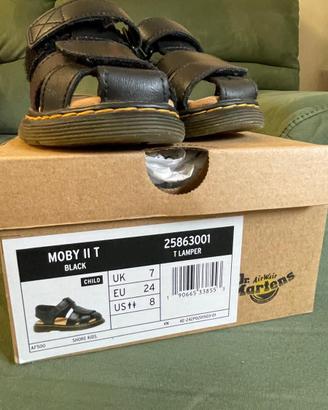 Sandali Dr. Martens Moby II T neri - Taglia eu 24