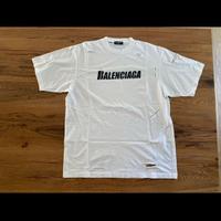 Balenciaga Destroyed t-shirt bianca