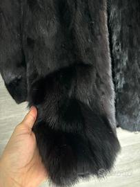 Pelliccia in Visone nero