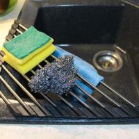 Gocciolatoio pieghevole in acciaio inox per lavell