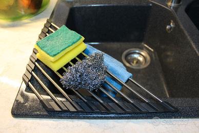 Gocciolatoio pieghevole in acciaio inox per lavell