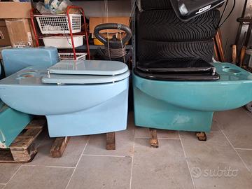 Sanitari vintage colorati Ideal Standard mod.Conca