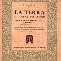 Libro antico La Terra e l'opera dell'uomo 1937