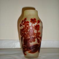 Vaso Galle ( Fiori rossi)