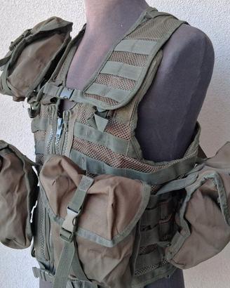 Tactical Vest verde Milte U.S. Army MOLLE system