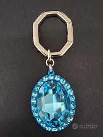 Swarovski 5666644 Lucent Portachiavi Blu ZYQ DD