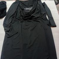 vestito nero con brillantini