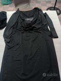vestito nero con brillantini