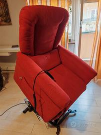 poltrona reclinabile e elevabile 