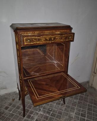 Mobile bar secretaire anni 60 a ribalta