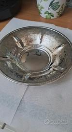 Centrotavola argento 800 vintage anni 60.