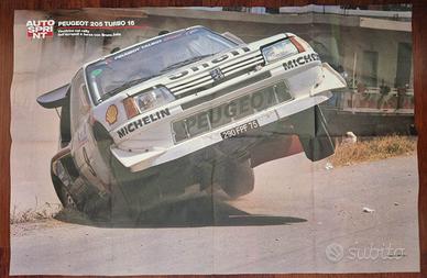Poster Peugeot 205 Turbo 16 - Rally dell'Acropoli