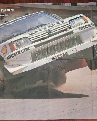 Poster Peugeot 205 Turbo 16 - Rally dell'Acropoli