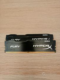 Kit 16GB di RAM Kingston HyperX DDR4 2400MHz CL15