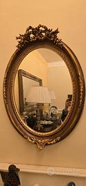 specchio stile francese dorato