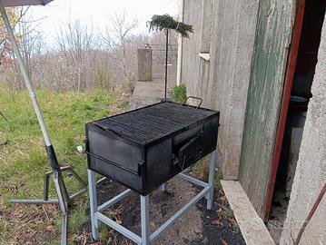barbecue in ferro fatto a mano 