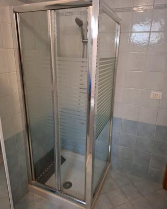 Box doccia a due lati vetro  6 mm - misure 80x80 