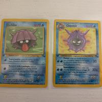 Lotto Shellder + Cloyster – Fossil Prima Edizione 