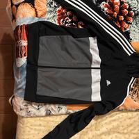 Felpa a zip adidas