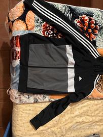 Felpa a zip adidas